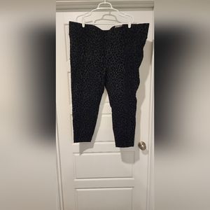 Leopard skinny pixie pant